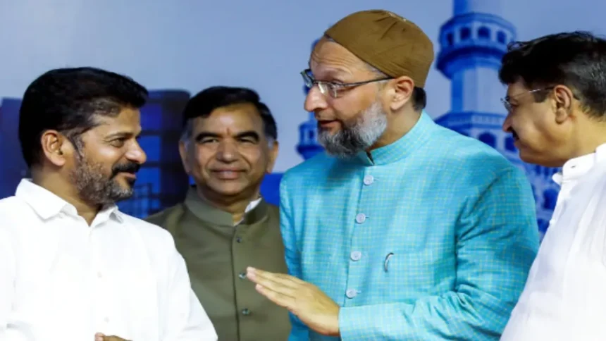 ओवैसी बोले- रेवंत रेड्डी को सपोर्ट, कांग्रेस को नहीं; CM ने ओवैसी भाइयों की देशभक्ति पर कही बड़ी बात - Apex News India ओवैसी बोले- रेवंत रेड्डी को सपोर्ट, कांग्रेस को नहीं; CM ने ओवैसी भाइयों की देशभक्ति पर कही बड़ी बात