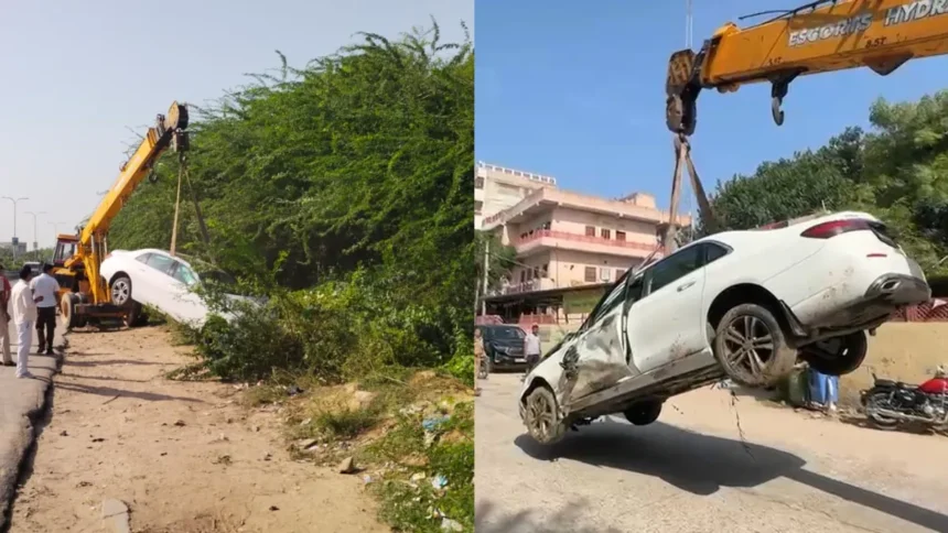 जयपुर में CA के अपहरण की कोशिश: नकली पिस्टल दिखाकर मर्सिडीज में बिठाया, बाइक से टकराई तो भागे आरोपी