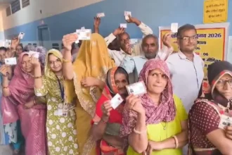 राजस्थान निकाय चुनाव: दूसरे चरण में 87 लाख मतदाता तय करेंगे 18,266 प्रत्याशियों का भाग्य, रघुवर्धन राठौड़-दिया कुमारी और गहलोत ने डाला वोट