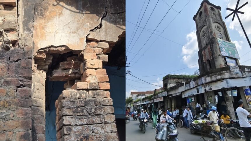 बरेली: निगम खुद के 200 जर्जर दुकान-भवन नहीं गिरा पाया, निजी मकानों पर पहले लगा दिए लाल निशान