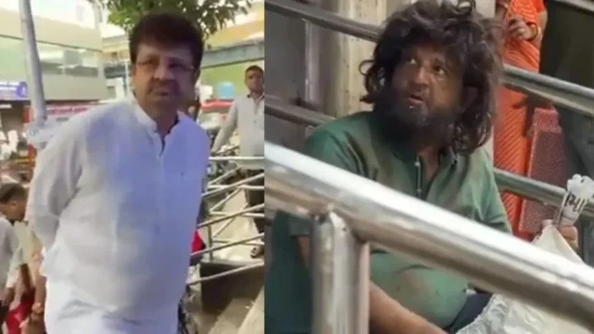 महाराष्ट्र के सबसे अमीर विधायक पराग शाह एक दिन के लिए बने भिखारी, सड़क पर मांगी भीख