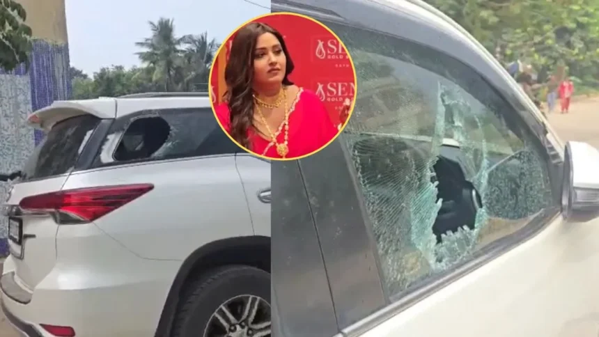 बिहार: नालंदा में भोजपुरी एक्ट्रेस काजल राघवानी की गाड़ी पर बेकाबू भीड़ का हमला, टूटा फॉर्च्यूनर का शीशा