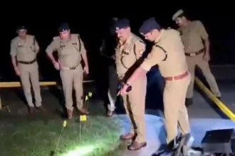 बहराइच: मोतीपुर में गोवंश अवशेष मामले में पुलिस मुठभेड़, एक आरोपी के पैर में गोली, दो गिरफ्तार
