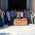 एएमयू में छात्रसंघ चुनाव की मांग पर आंदोलन तेज, छात्रों ने मौलाना आजाद लाइब्रेरी पर ताला लगाया