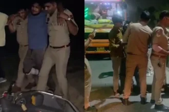 दिल्ली-मेरठ एक्सप्रेसवे पर बस पर फायरिंग के दो आरोपी मुठभेड़ में गिरफ्तार, एक के पैर में लगी गोली