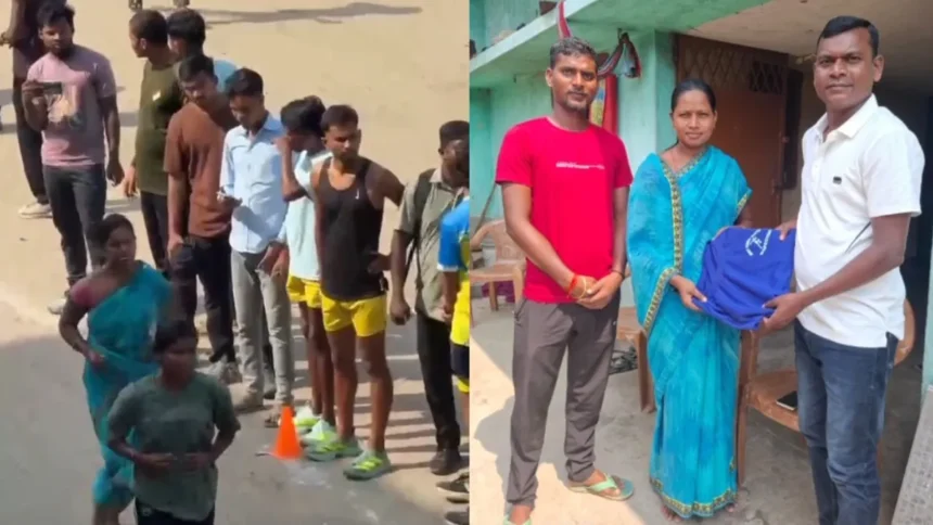 रामगढ़: साड़ी पहनकर नंगे पांव 1600 मीटर दौड़ीं कविता महतो, होमगार्ड ट्रायल में करीब 6 मिनट - Apex News India रामगढ़: साड़ी पहनकर नंगे पांव 1600 मीटर दौड़ीं कविता महतो, होमगार्ड ट्रायल में करीब 6 मिनट
