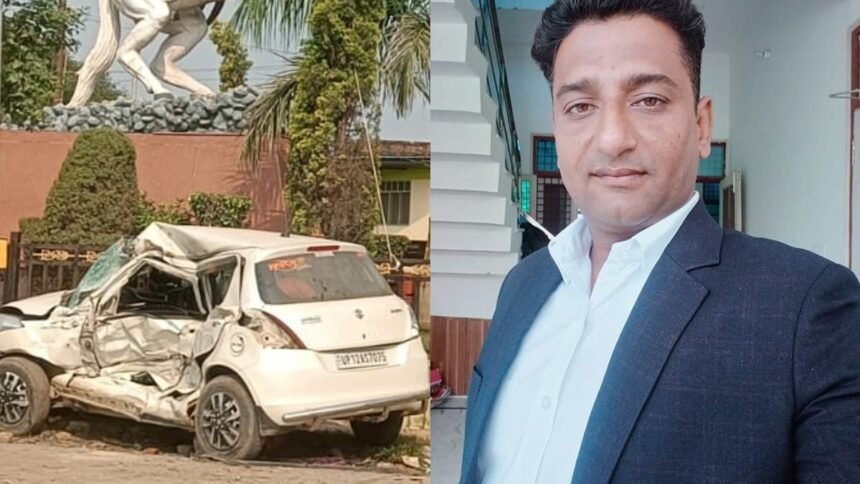 शाहजहांपुर में सिपाही अंकित कुमार की कार हादसे में मौत, जन्मदिन की रात निकले थे ड्यूटी पर