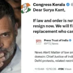 केरल कांग्रेस का CJI के इस्तीफे वाला पोस्ट डिलीट, विवाद