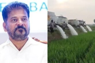 तेलंगाना सूखा: अक्तूबर में 95% कम बारिश, टैंकरों से सिंचाई करते किसान