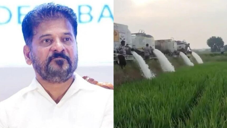 तेलंगाना सूखा: अक्तूबर में 95% कम बारिश, टैंकरों से सिंचाई करते किसान - Apex News India तेलंगाना सूखा: अक्तूबर में 95% कम बारिश, टैंकरों से सिंचाई करते किसान