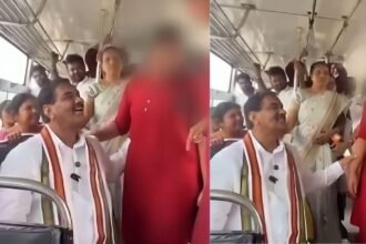 कांग्रेस विधायक रंगा रेड्डी बस वीडियो विवाद: भाजपा-बीआरएस के आरोप, विधायक का जवाब