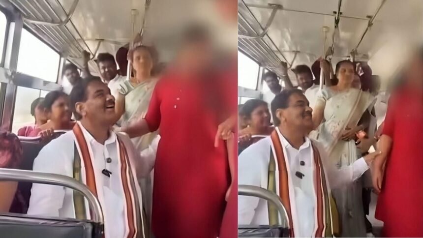 कांग्रेस विधायक रंगा रेड्डी बस वीडियो विवाद: भाजपा-बीआरएस के आरोप, विधायक का जवाब